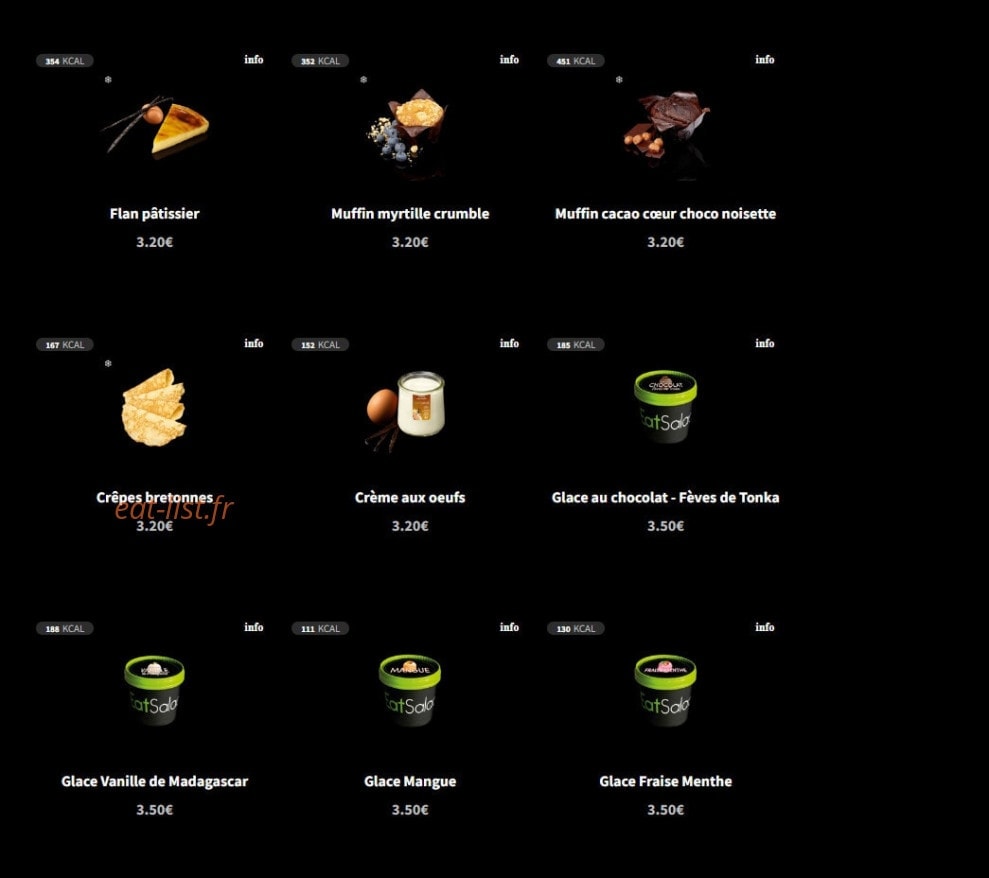 Eat Salad — carte page 11
