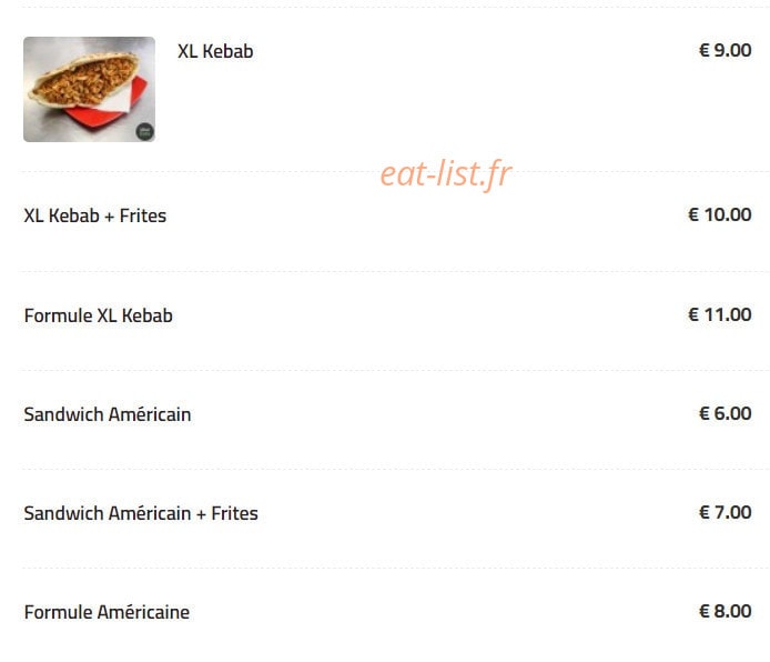 Elmas kebab — carte page 2