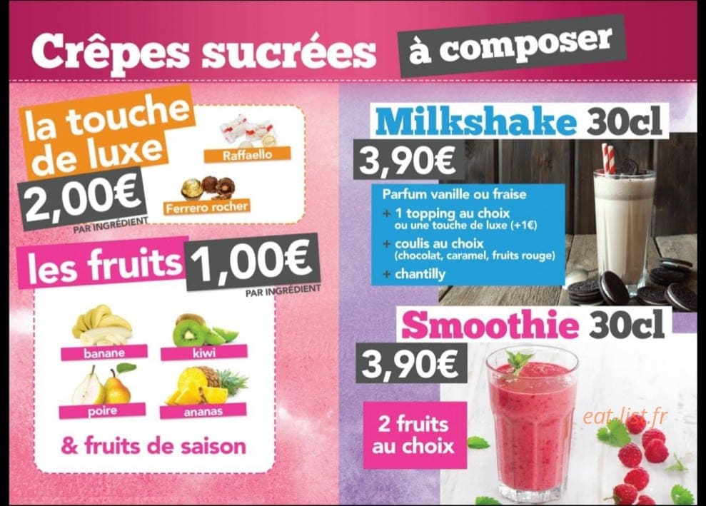 Fou2Crêpes — carte page 4
