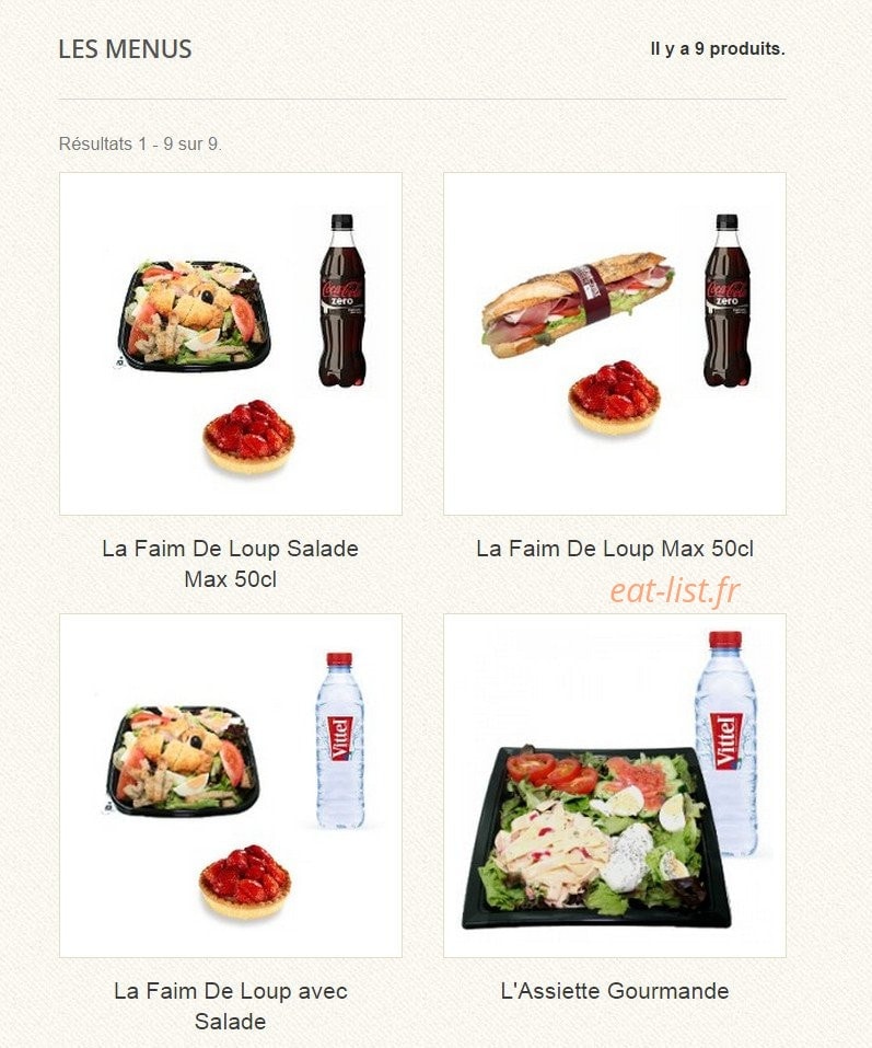 Fournil Saint Nicolas — carte page 1