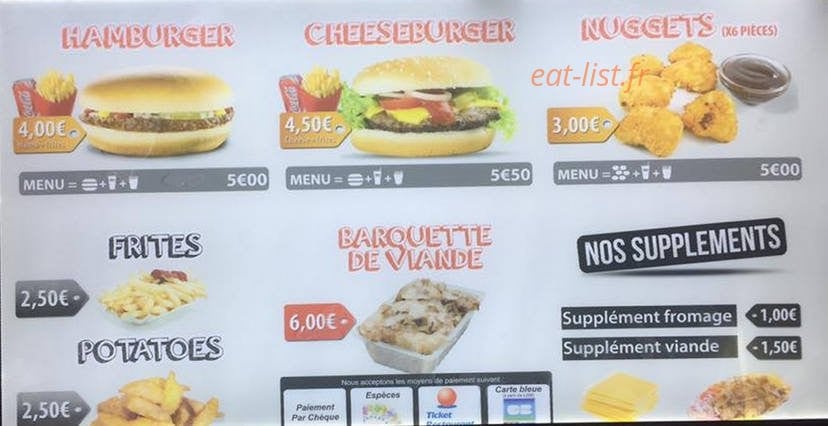 Kebab De L'universite — carte page 4