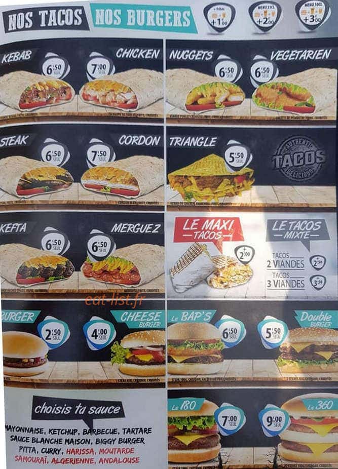 Krusty Kebab — carte page 2
