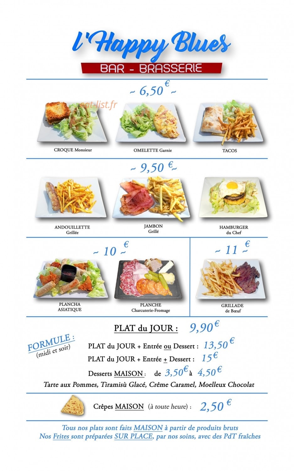 L'happy blues — carte page 1