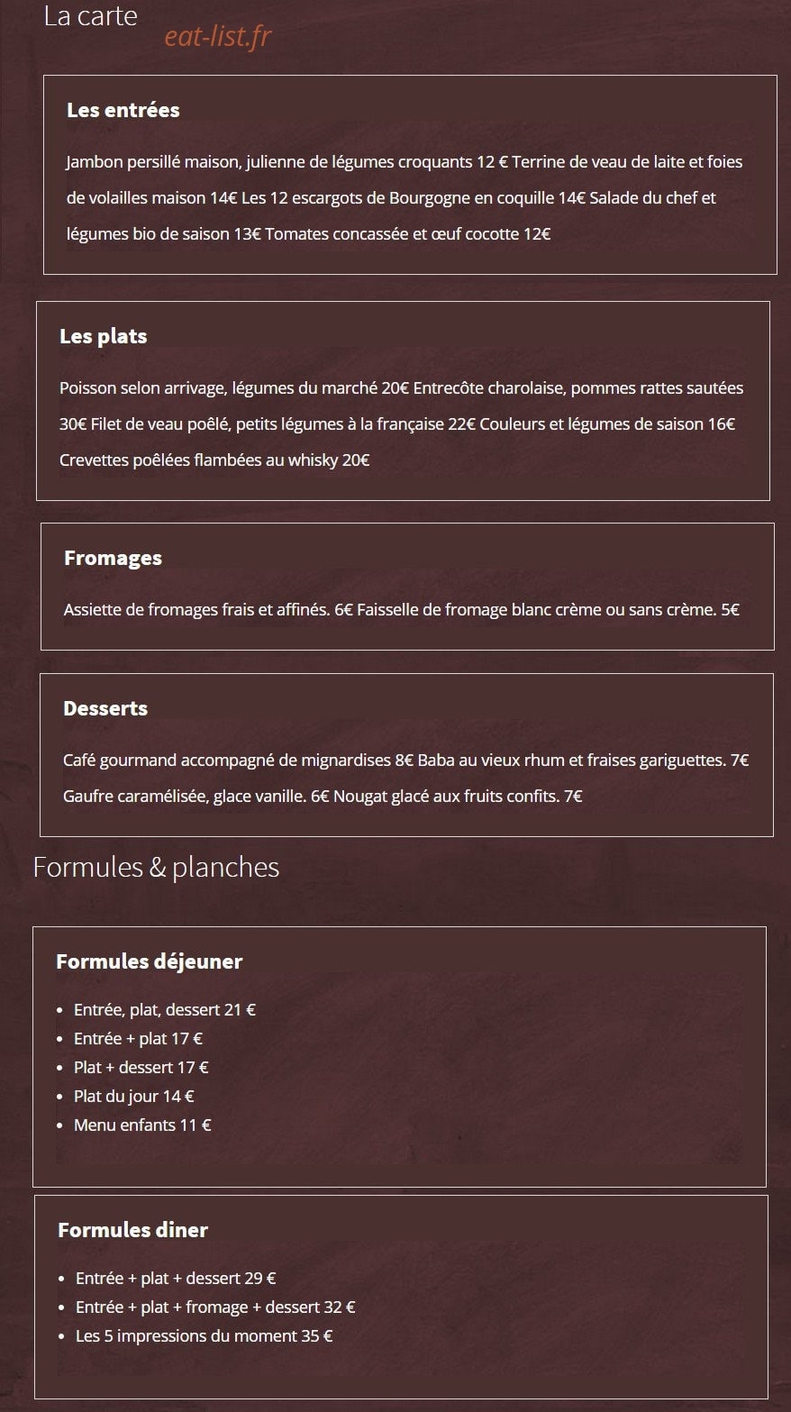 L'Impressionniste — carte page 1