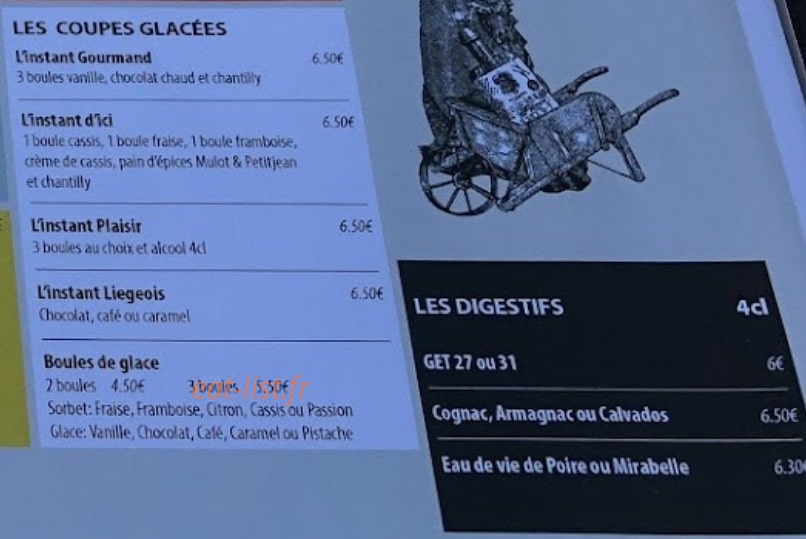 L'instant — carte page 6
