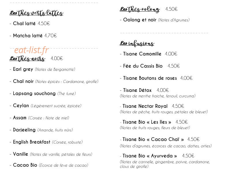 La biscuiterie — carte page 3