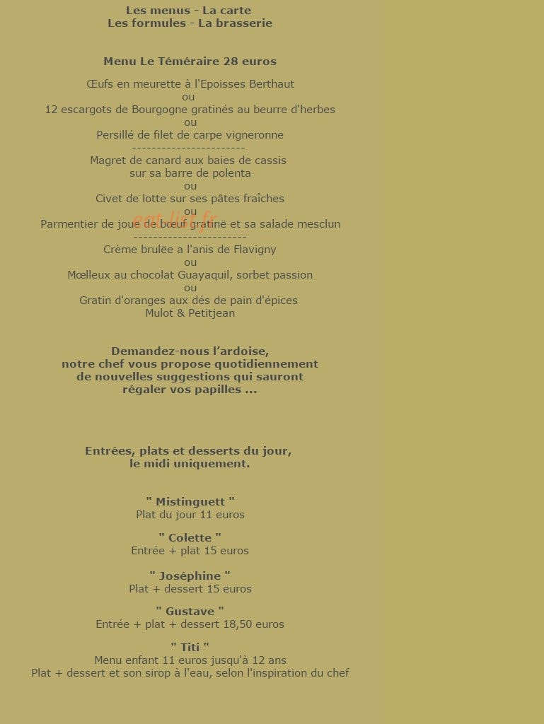 La Bourgogne — carte page 1