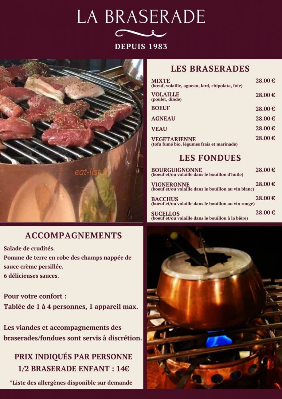 La Braserade — carte page 5