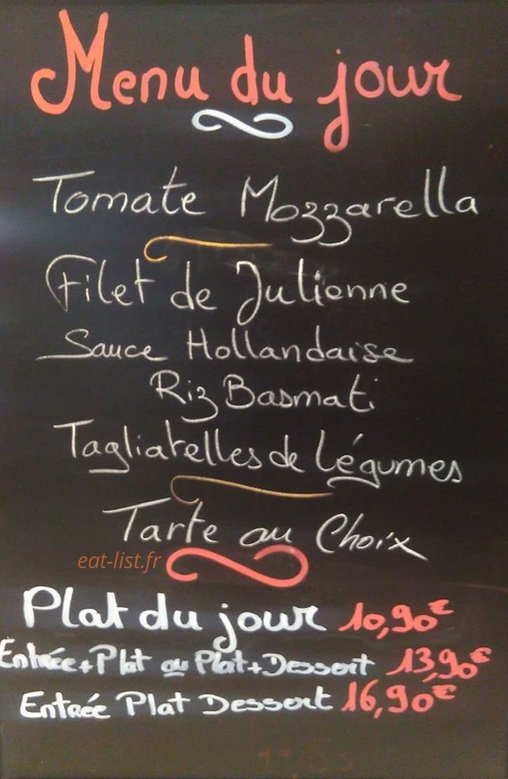 La Brasserie Des Loges — carte page 1