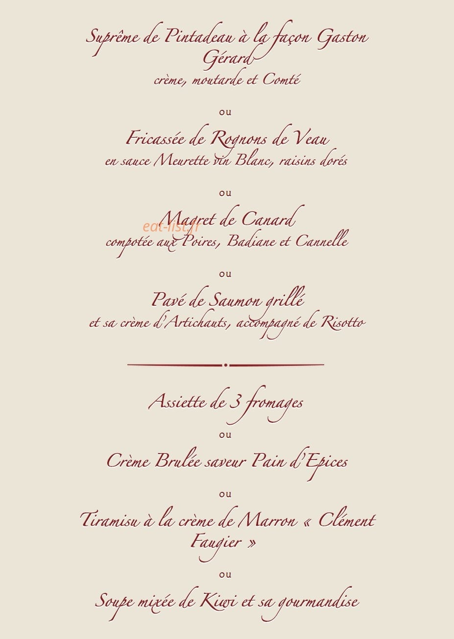La Fine Heure — carte page 8