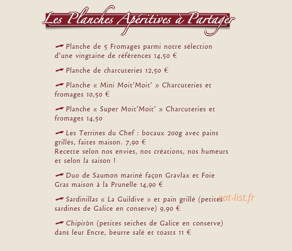 La Fine Heure — carte page 4