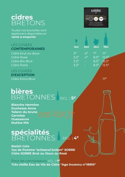 La Licorne — carte page 4