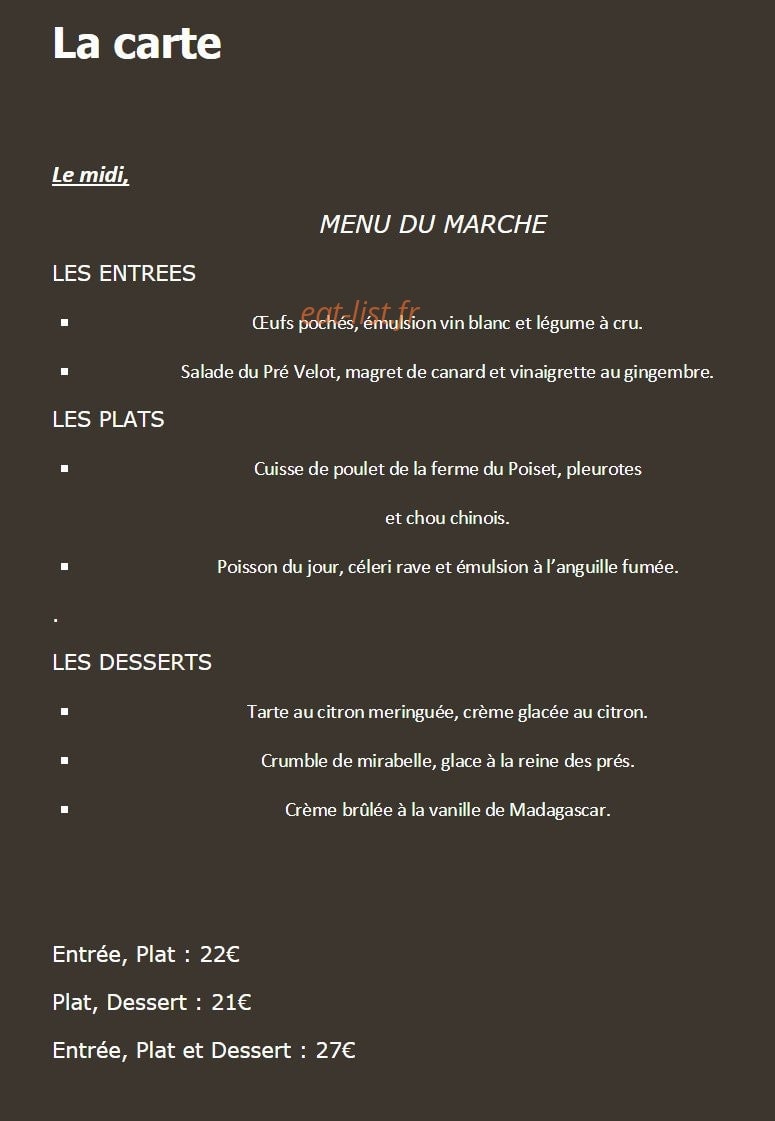 La Maison des Cariatides — carte page 1