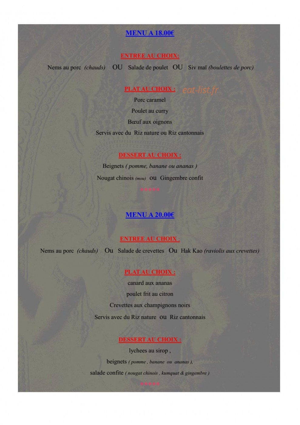 La Paillote — carte page 14