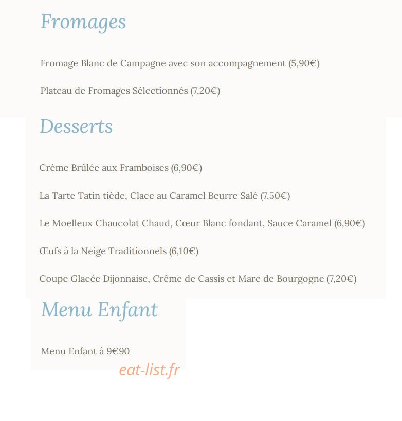 La Petite Flamande — carte page 4