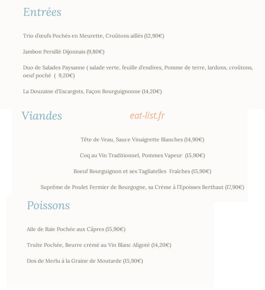 La Petite Flamande — carte page 3