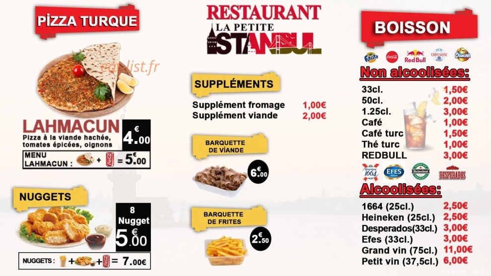 La Petite Istanbul — carte page 4