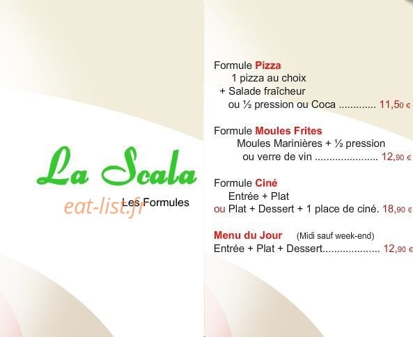 La Scala — carte page 2