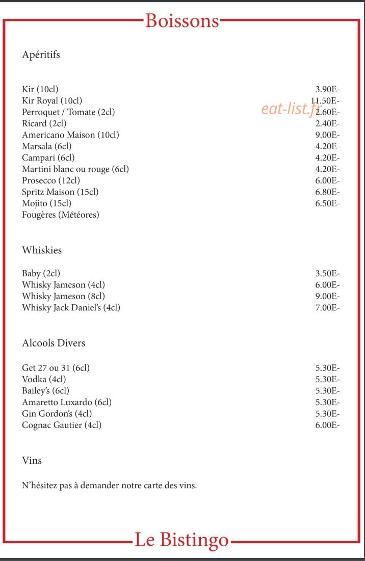 Le Bistingo — carte page 4
