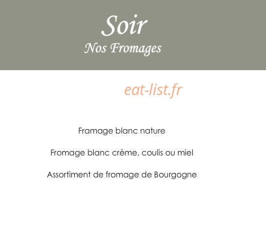 Le Boeuf Blanc — carte page 11