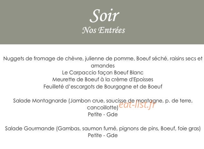 Le Boeuf Blanc — carte page 8