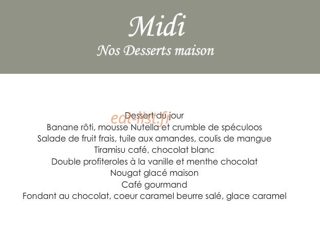 Le Boeuf Blanc — carte page 7