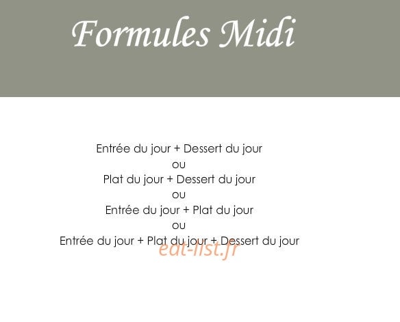 Le Boeuf Blanc — carte page 2