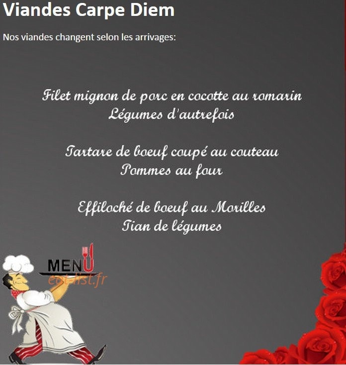 Le Carpe Diem — carte page 4