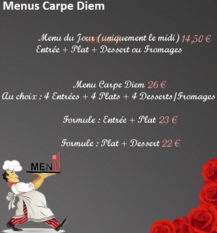 Le Carpe Diem — carte page 1