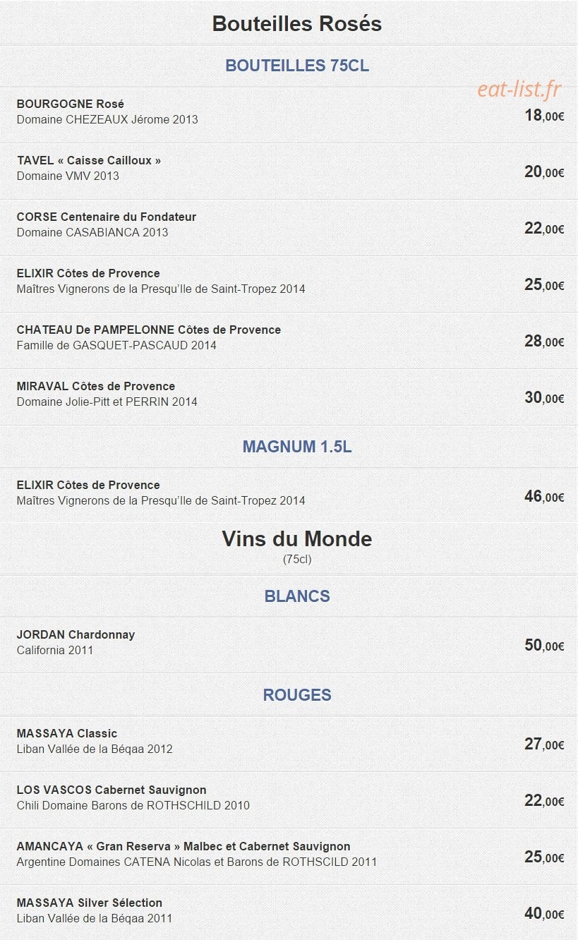 Le Caveau de la Chouette — carte page 11