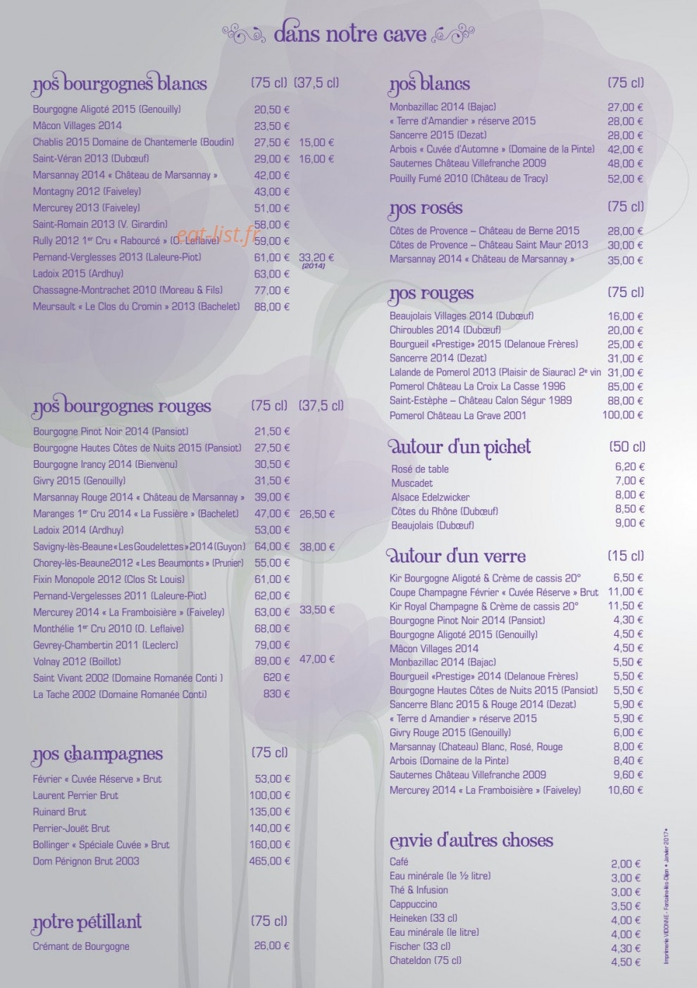 Le Central — carte page 4