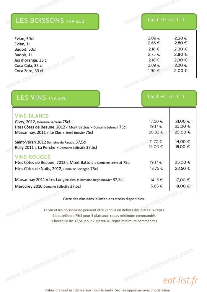 Le cordina — carte page 6