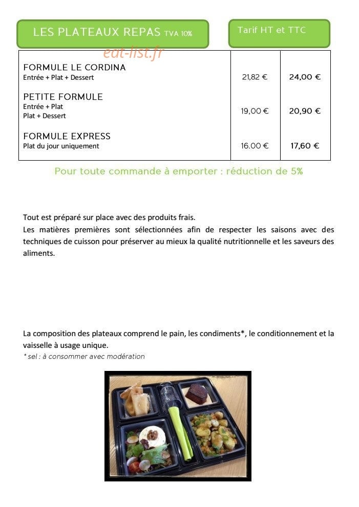 Le cordina — carte page 5