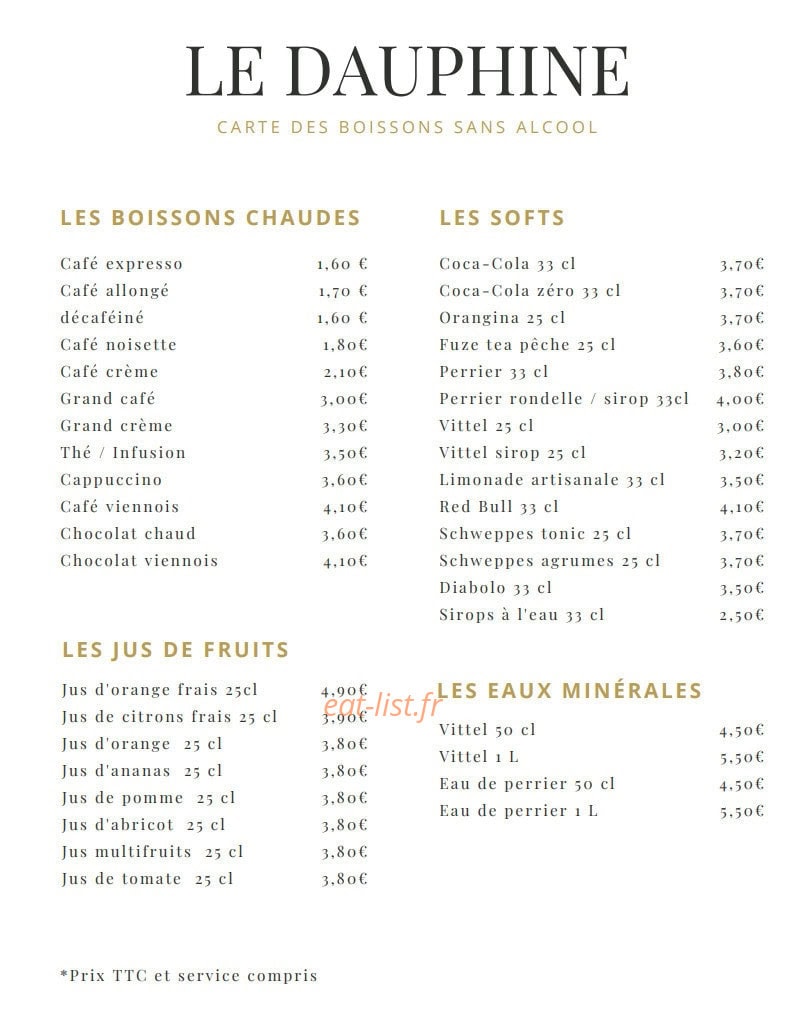 Le Dauphine — carte page 2
