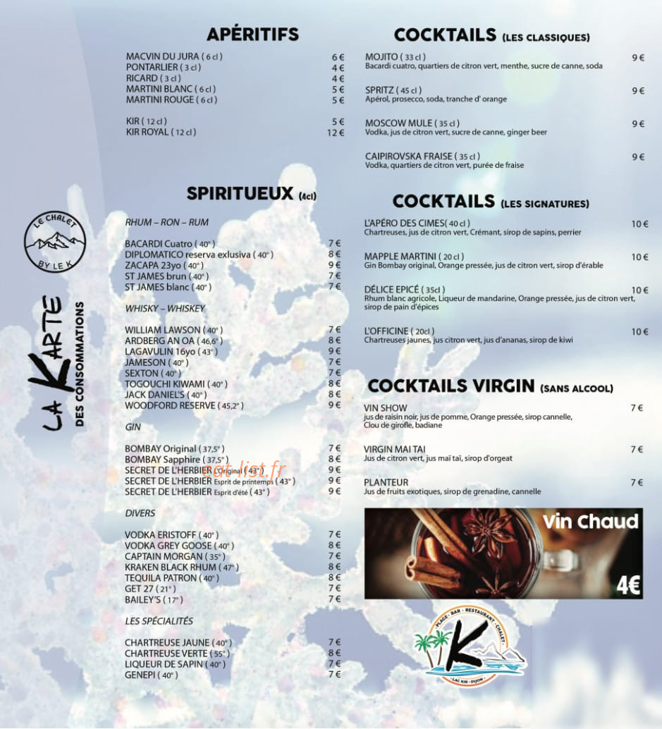 Le K — carte page 3
