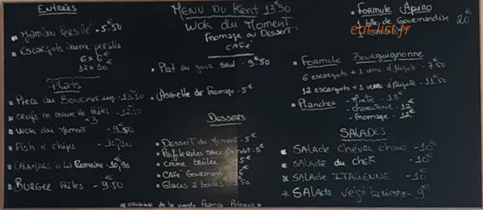 Le Kent — carte page 1