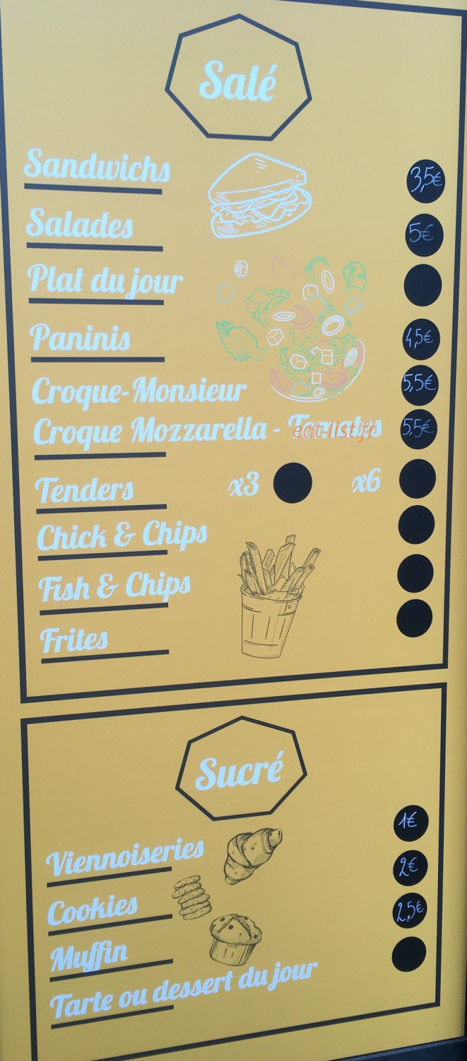 Le Kiosk — carte page 1