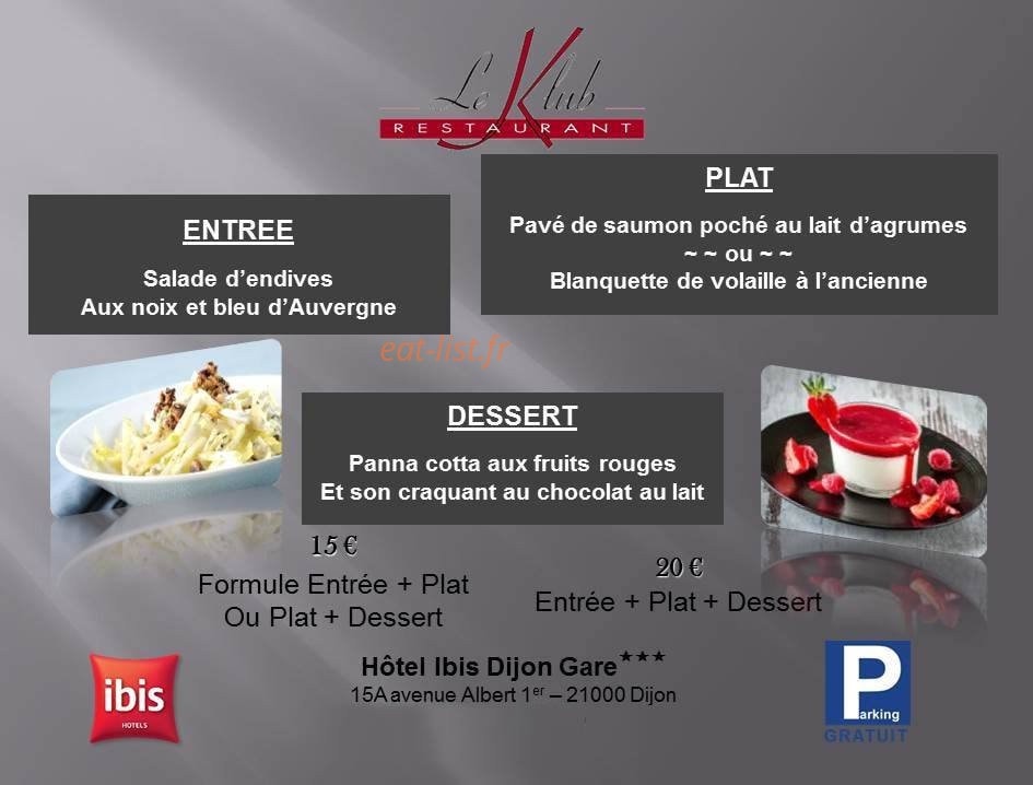 Le Klub — carte page 2