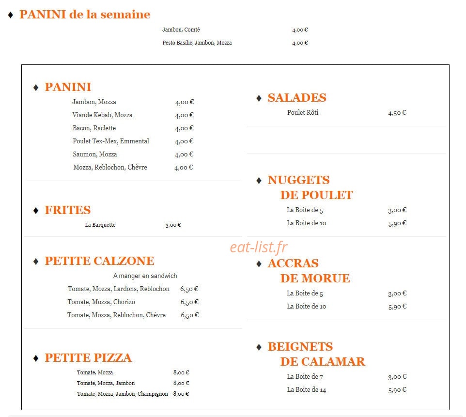 Le Pizzaiologue — carte page 4