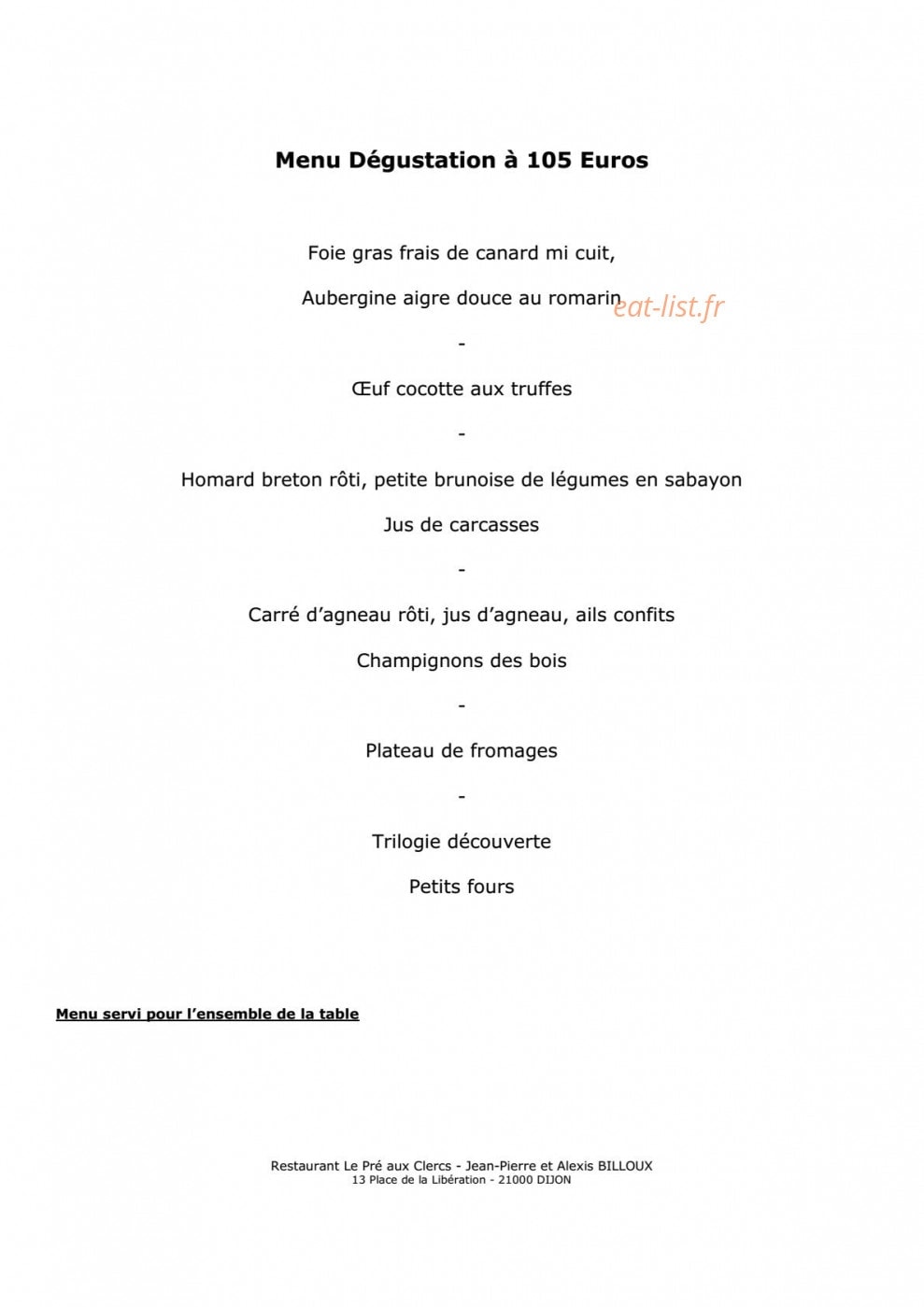 Le Pré aux Clercs — carte page 3