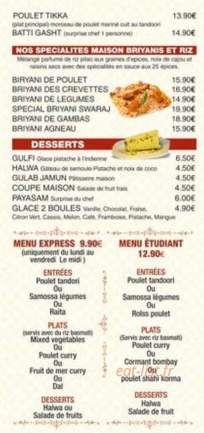 Le Swaraj — carte page 2