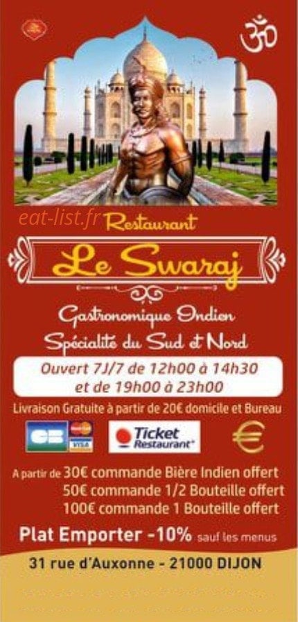 Le Swaraj — carte page 1