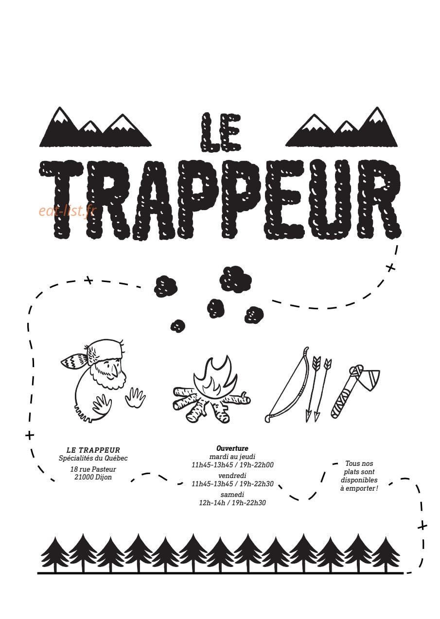 Le Trappeur — carte page 1
