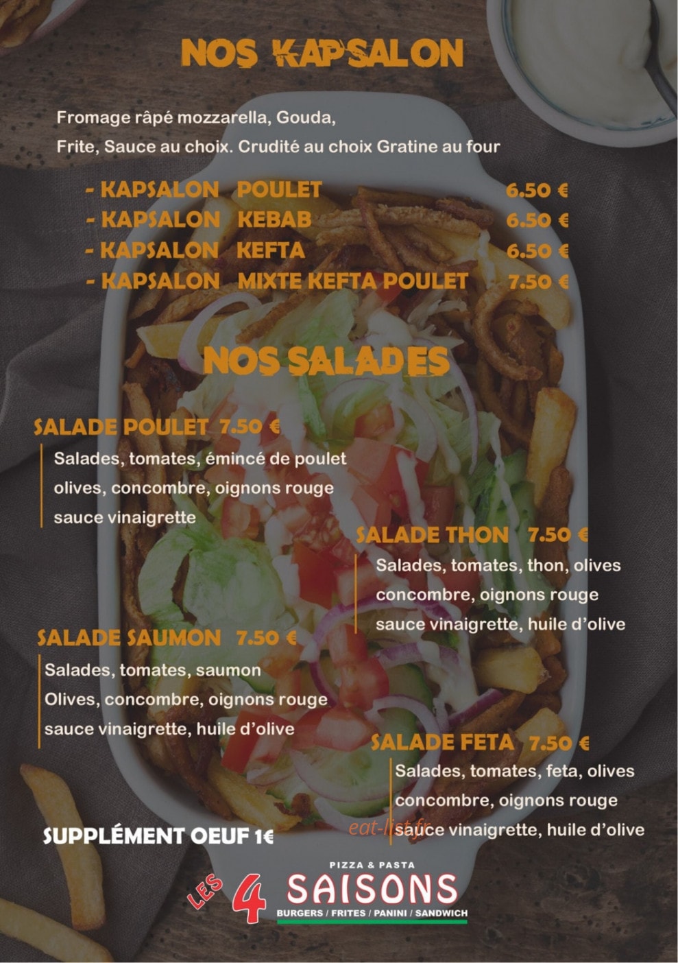 Les 4 Saisons — carte page 2