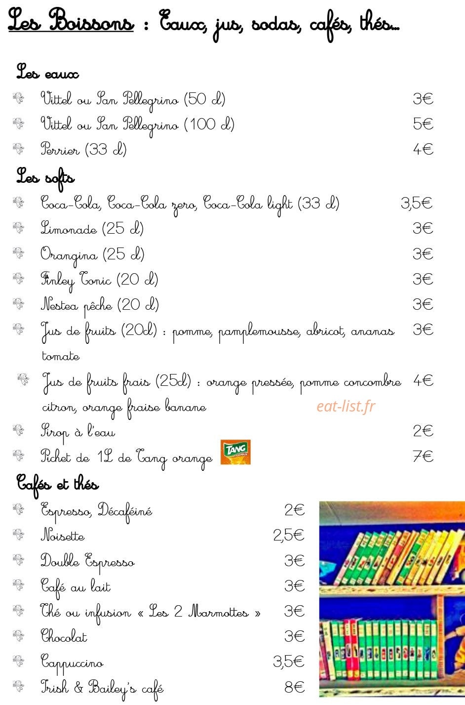 Les Fils à Maman — carte page 9