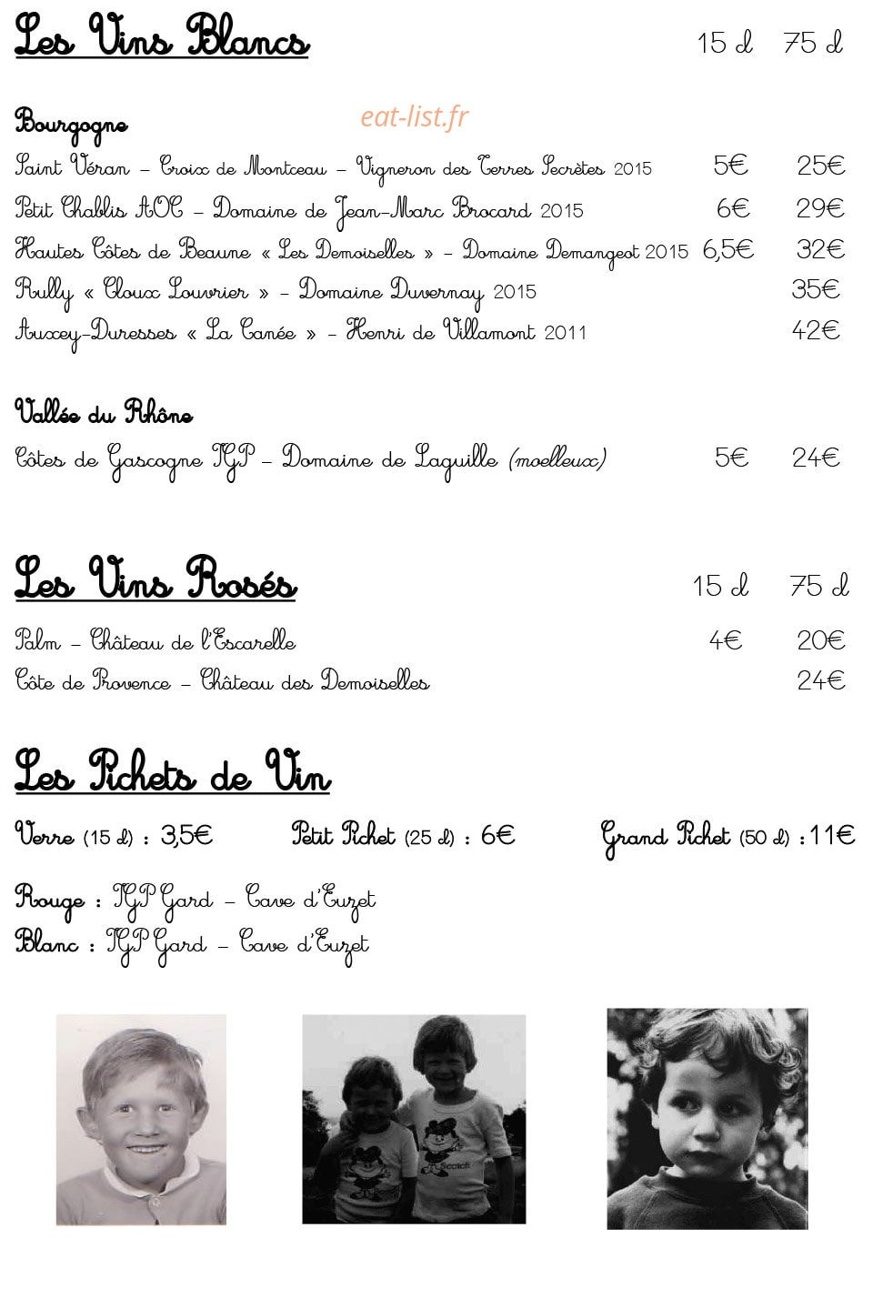 Les Fils à Maman — carte page 13