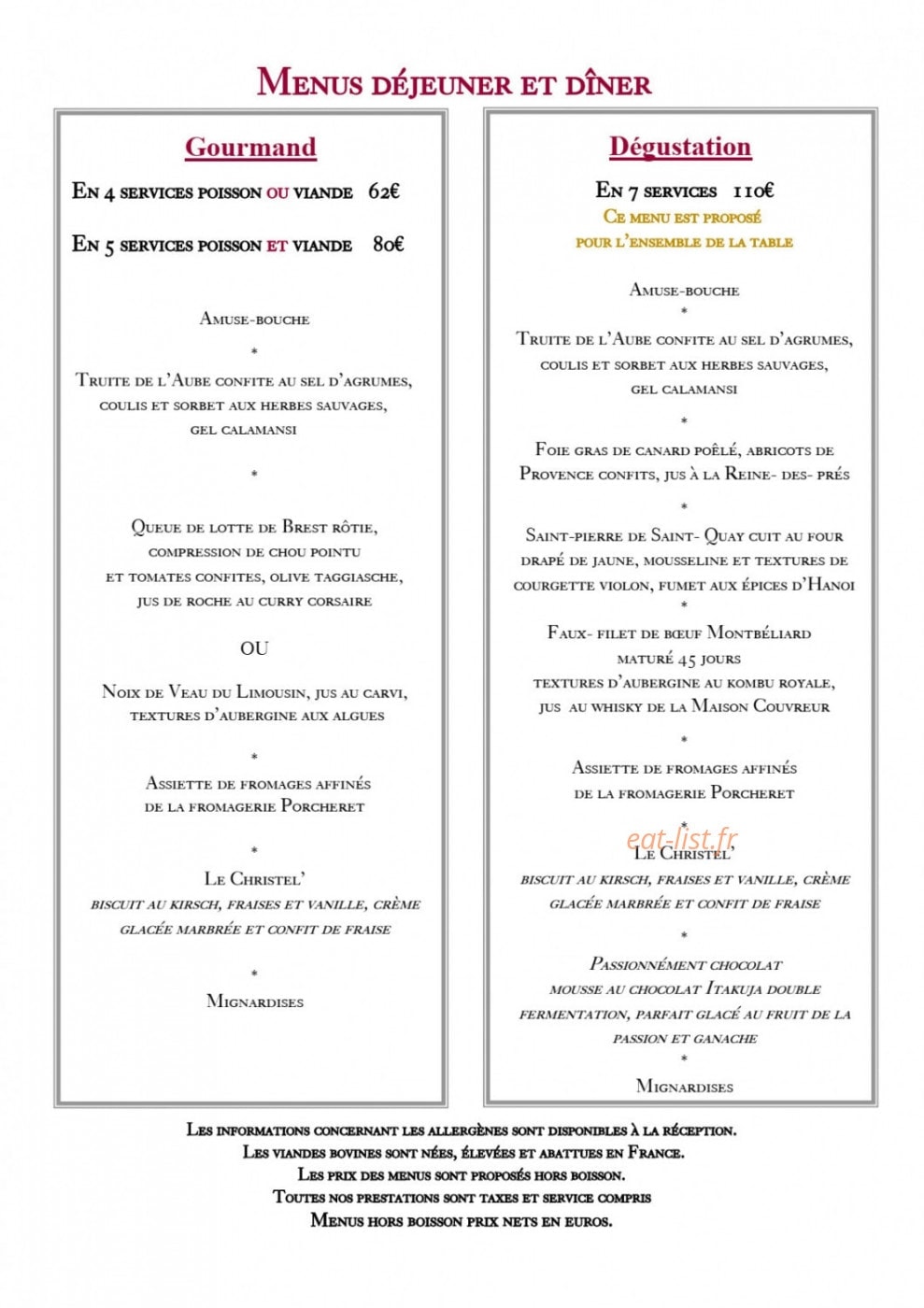 Loiseau des Ducs — carte page 1
