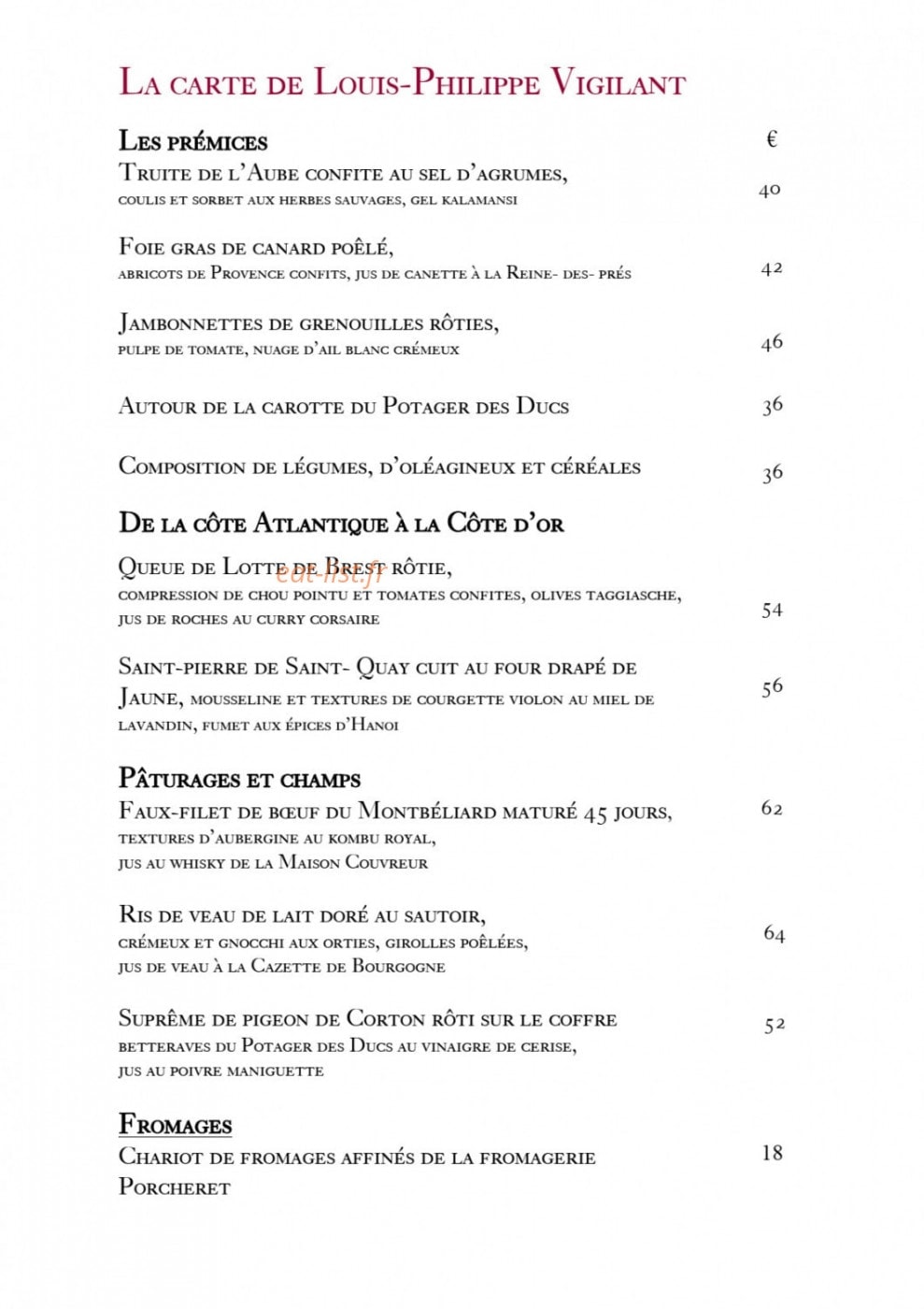 Loiseau des Ducs — carte page 3