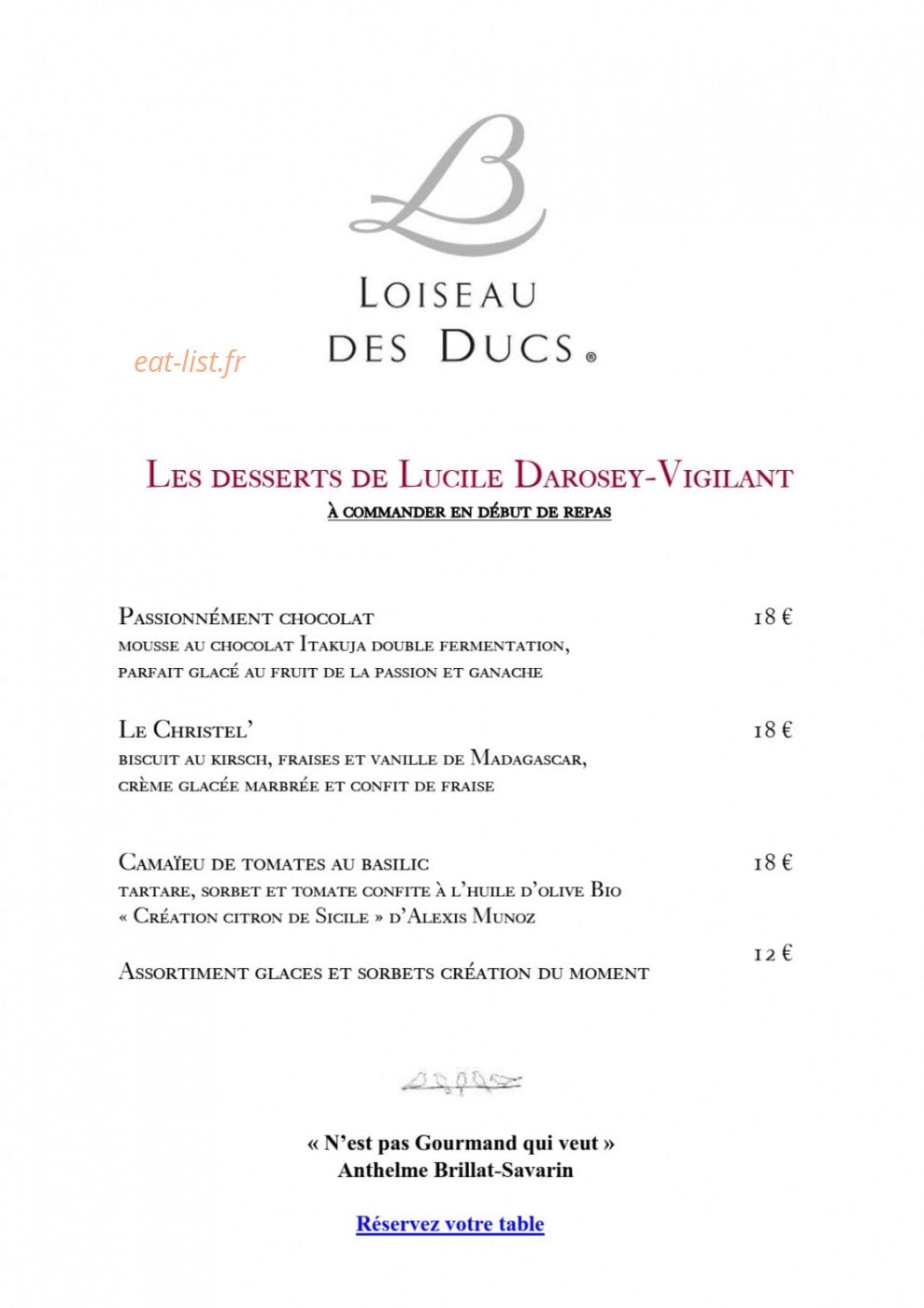 Loiseau des Ducs — carte page 4