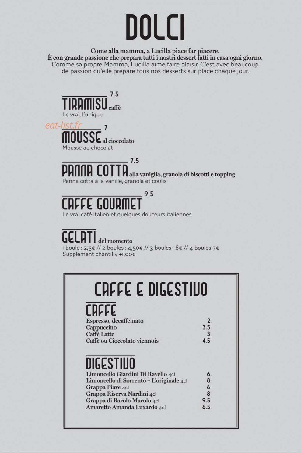 Lucilla - Le Clan des Mamma — carte page 7